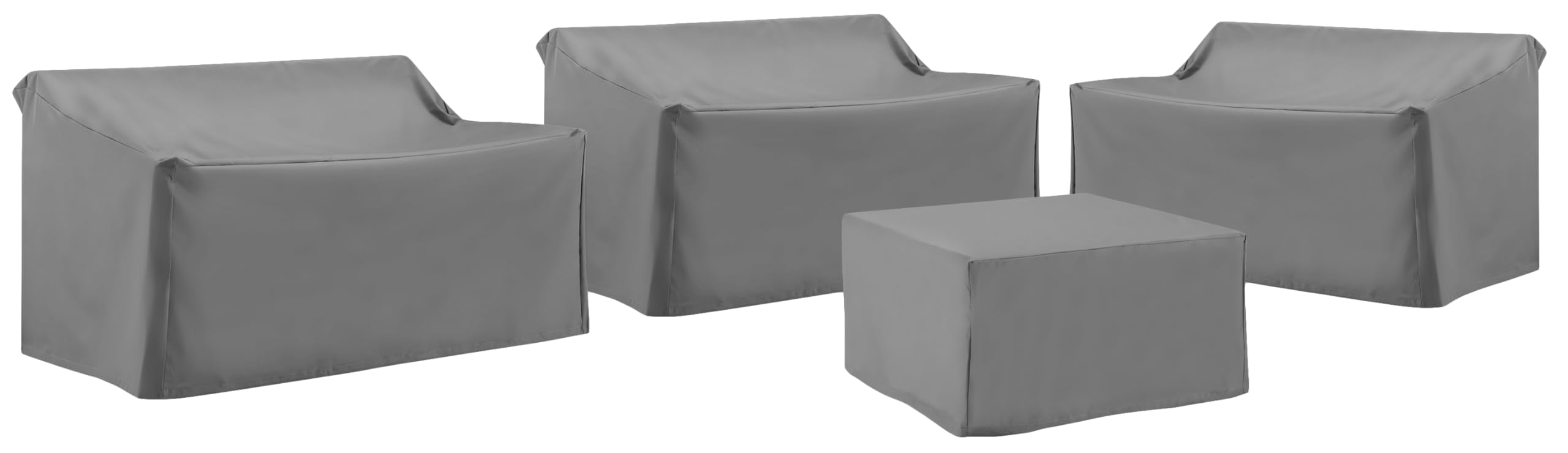 Capa Para Móveis Crosley Waterproof, Conjunto Cinza De 4 Peças