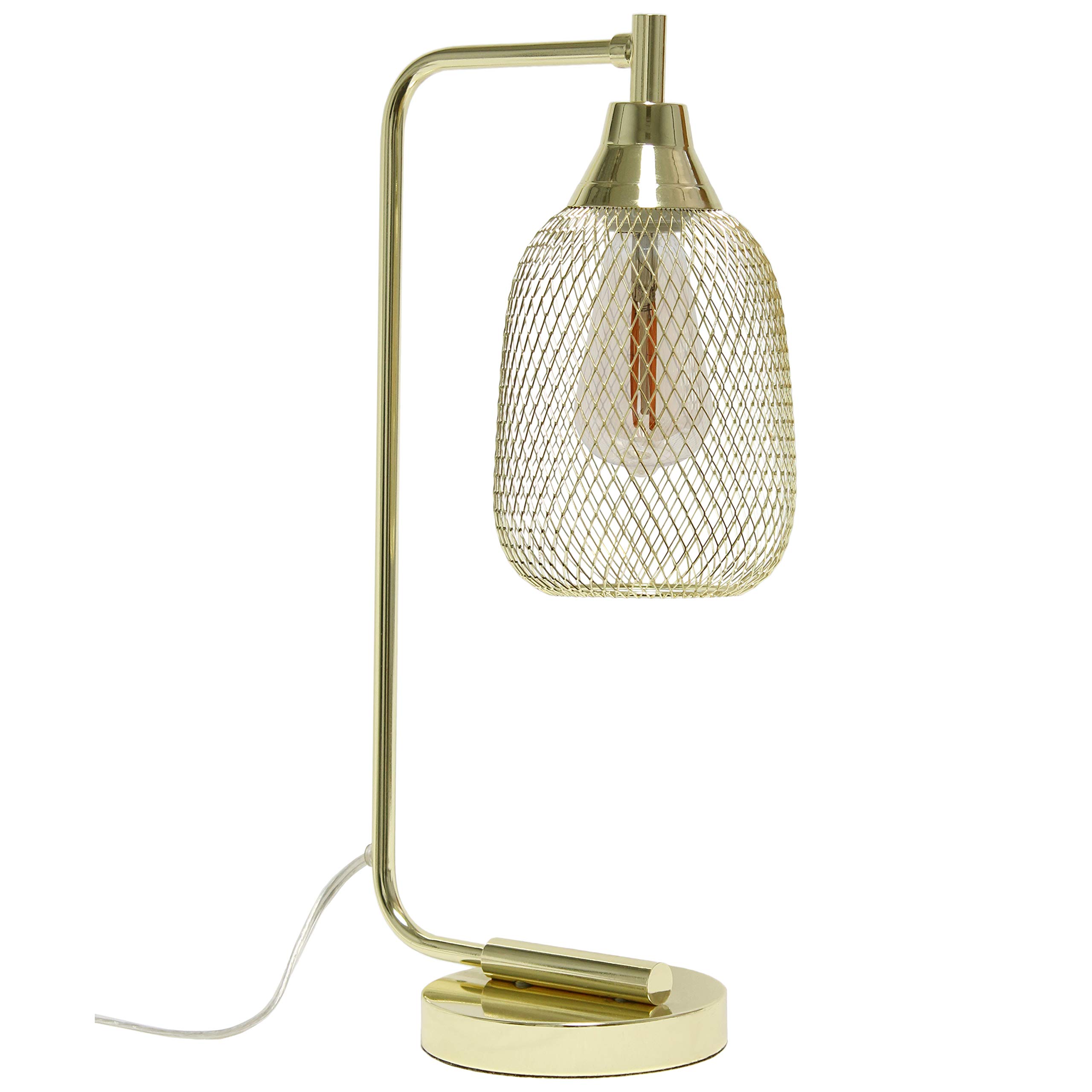Mesa De Arame De Malha Dourada Lamp Simple Designs Ld1060-gld