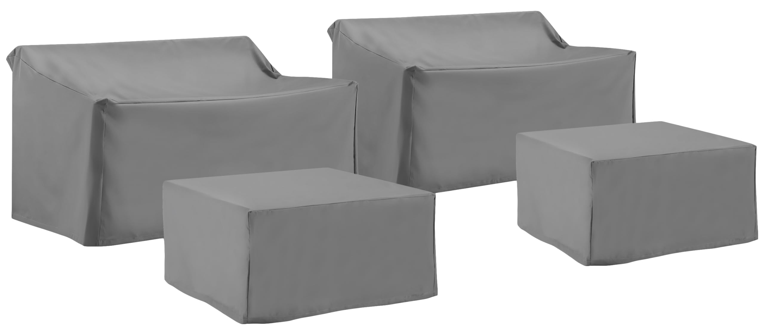 Capa Para Móveis Crosley Waterproof, Conjunto Cinza De 4 Peças