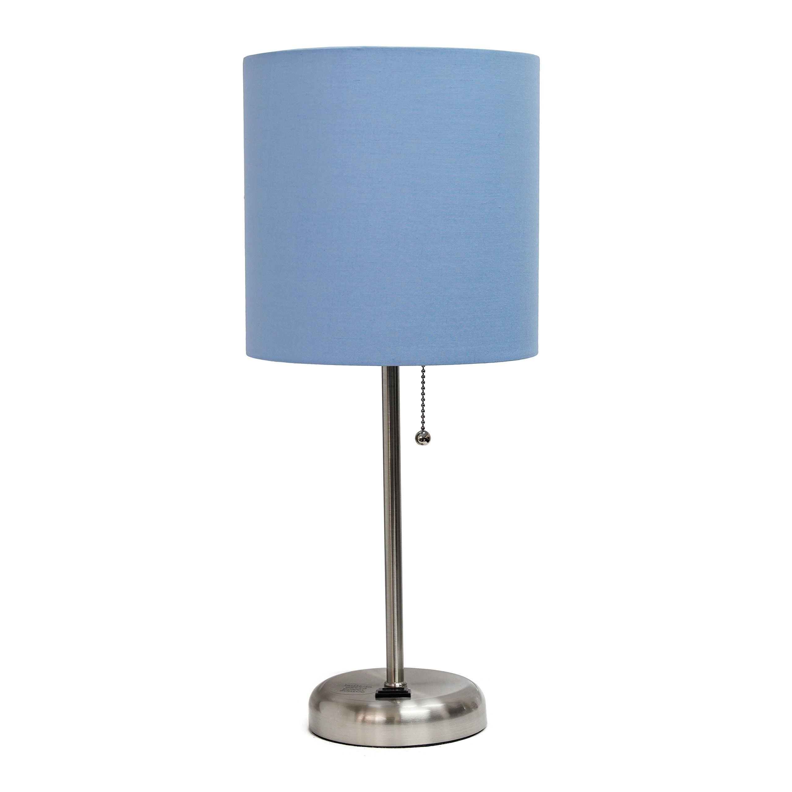 Tomada De Carregamento Lamp Simple Designs Lt2024-blu Blue Shade