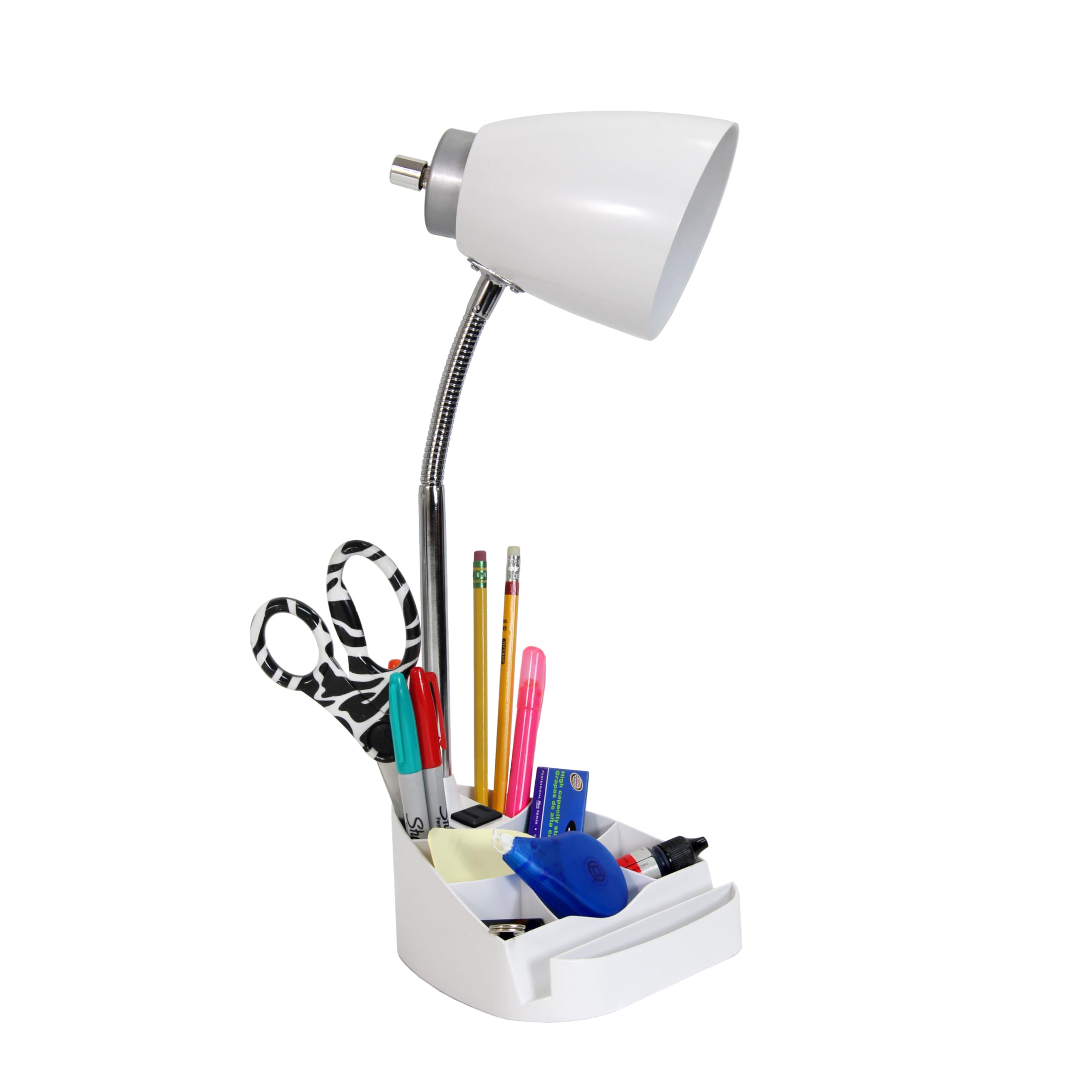 Organizador De Pescoço De Ganso Lamp Simple Designs Ld1057-blu Azul