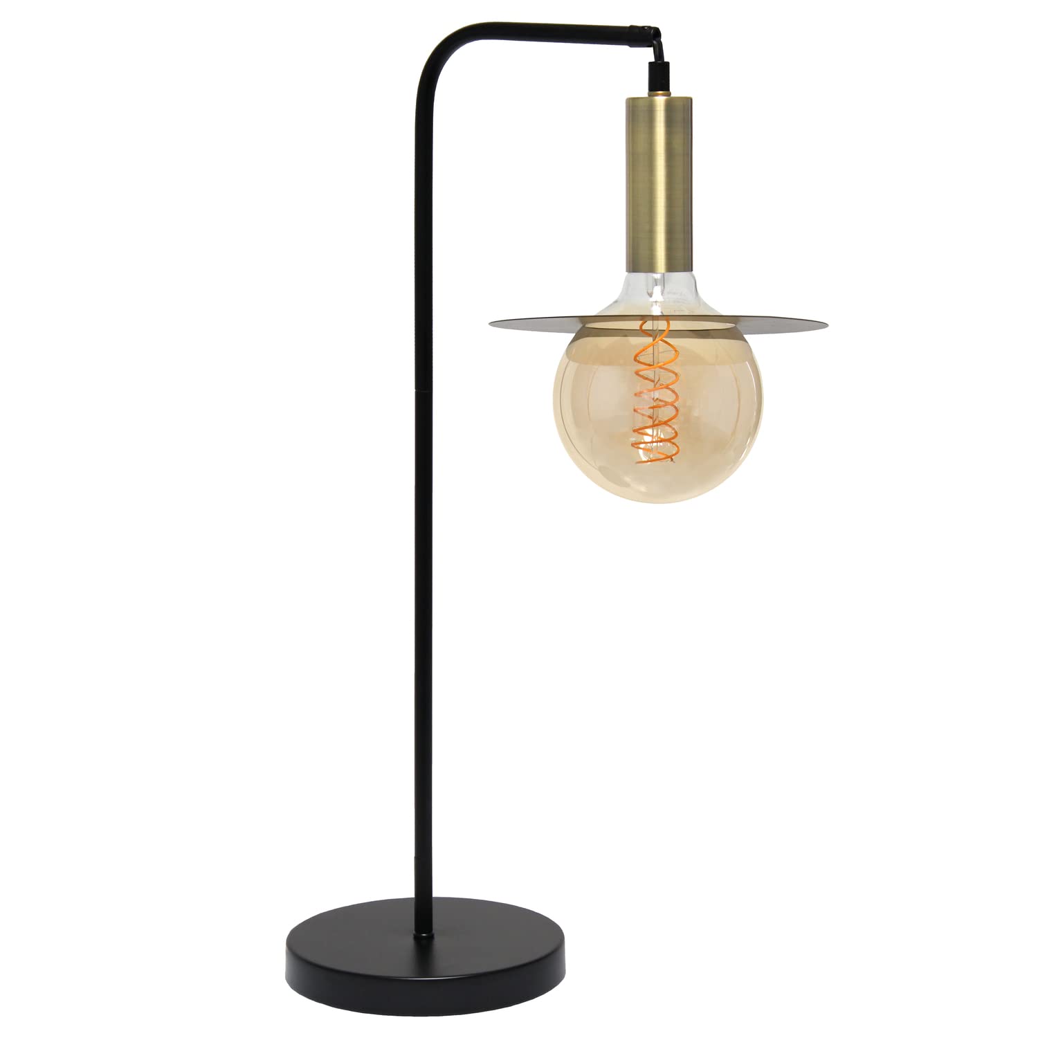 Mesa Lamp Simple Designs Lt3341-blk Black Matte Orb