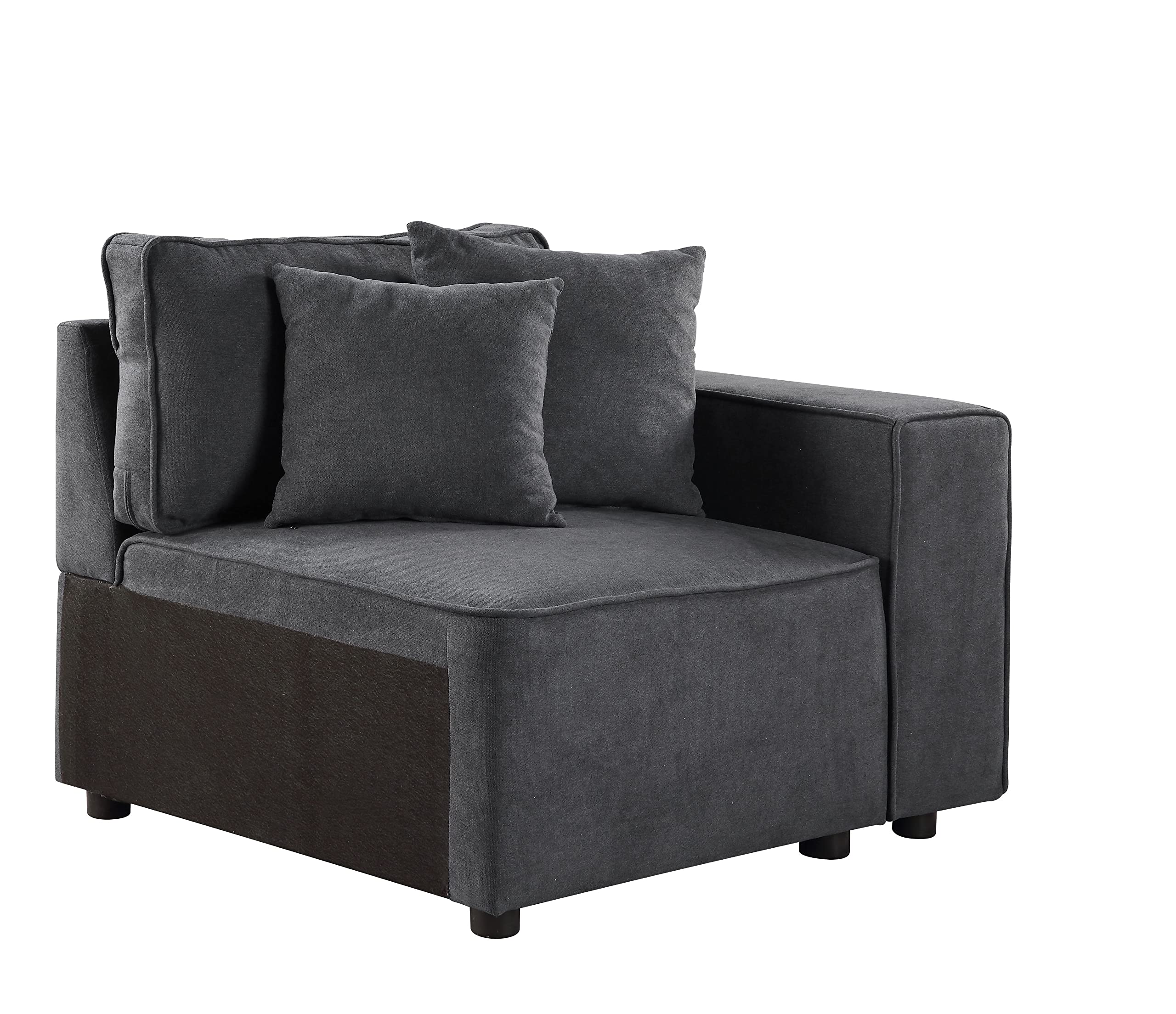 Sofá Modular Accent Chair Yardlio Silvester Grey 71x84x74cm