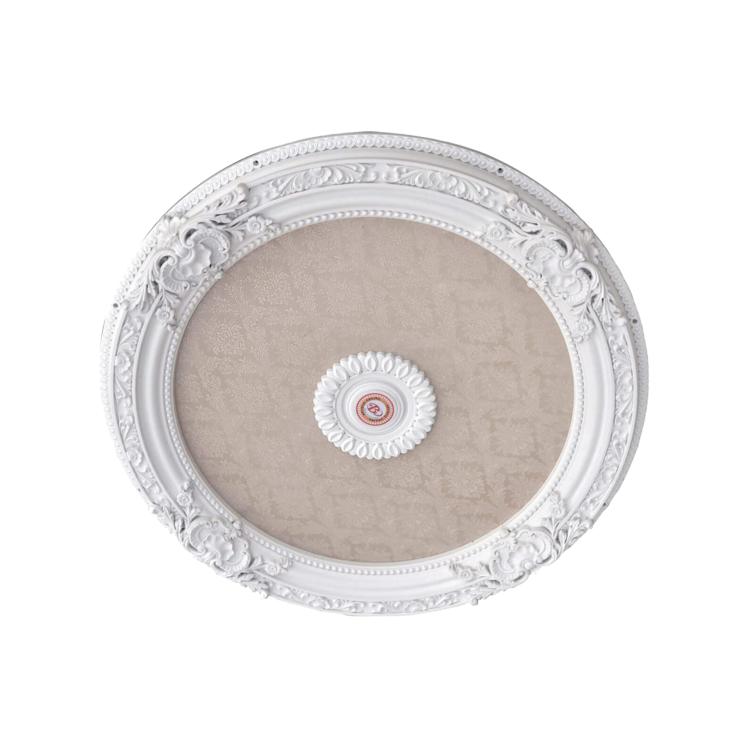 Medalhão De Teto Afd Home Round Blanco-white 91cm