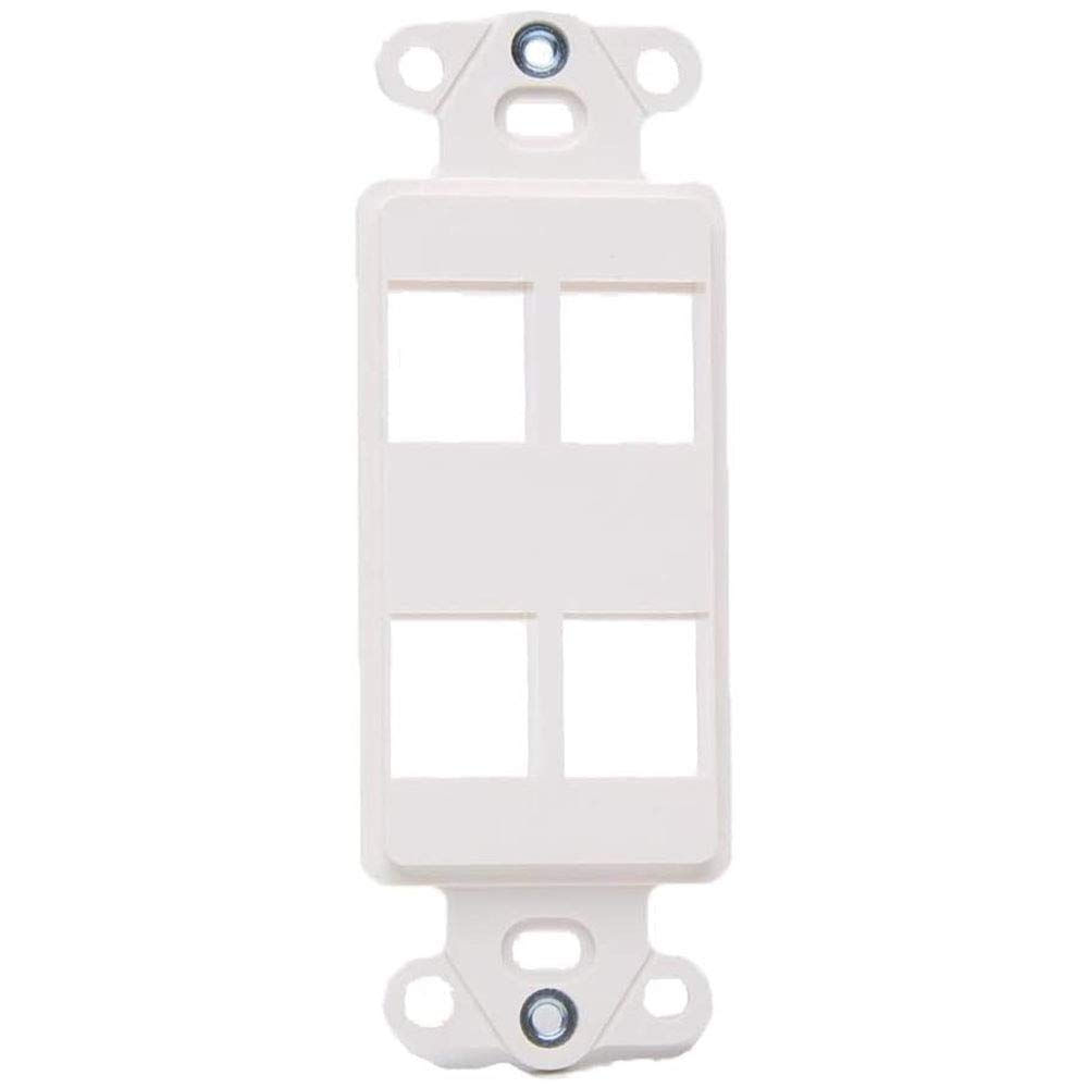 Placa De Parede Vanco 820324 4 Portas Décor Insert Branca
