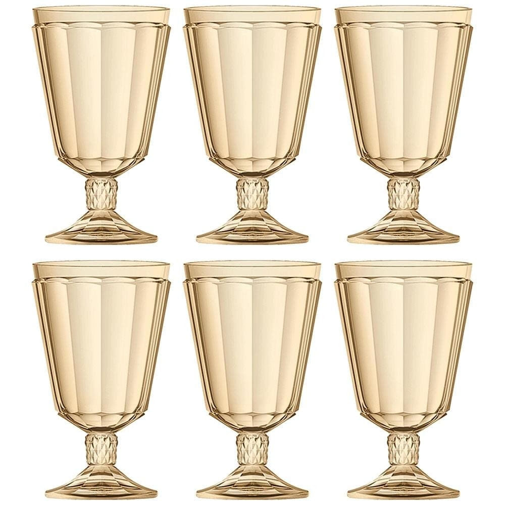 Conjunto De Taças L`hermitage Splendor Em Vidro Luster 330ml 6 Peças