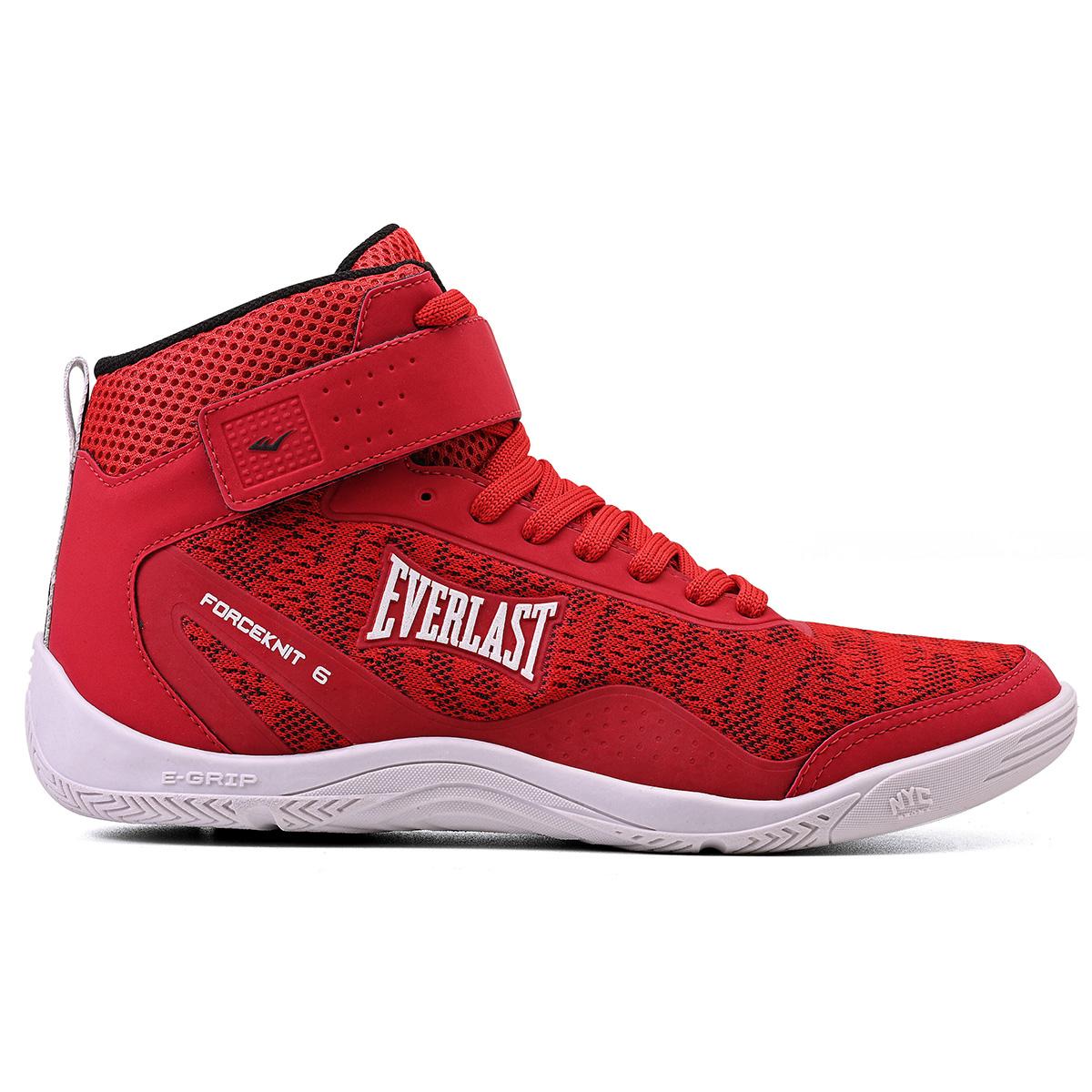 Tenis Everlast Forceknit 6 Vermelho/branco 41
