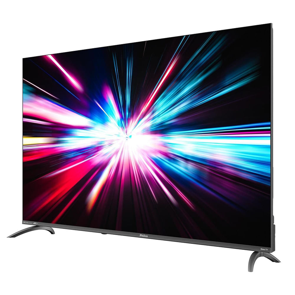 Smart Tv Philco 55 Polegadas 4k Uhd P55cra Roku Tv Dolby Audio Quad ...