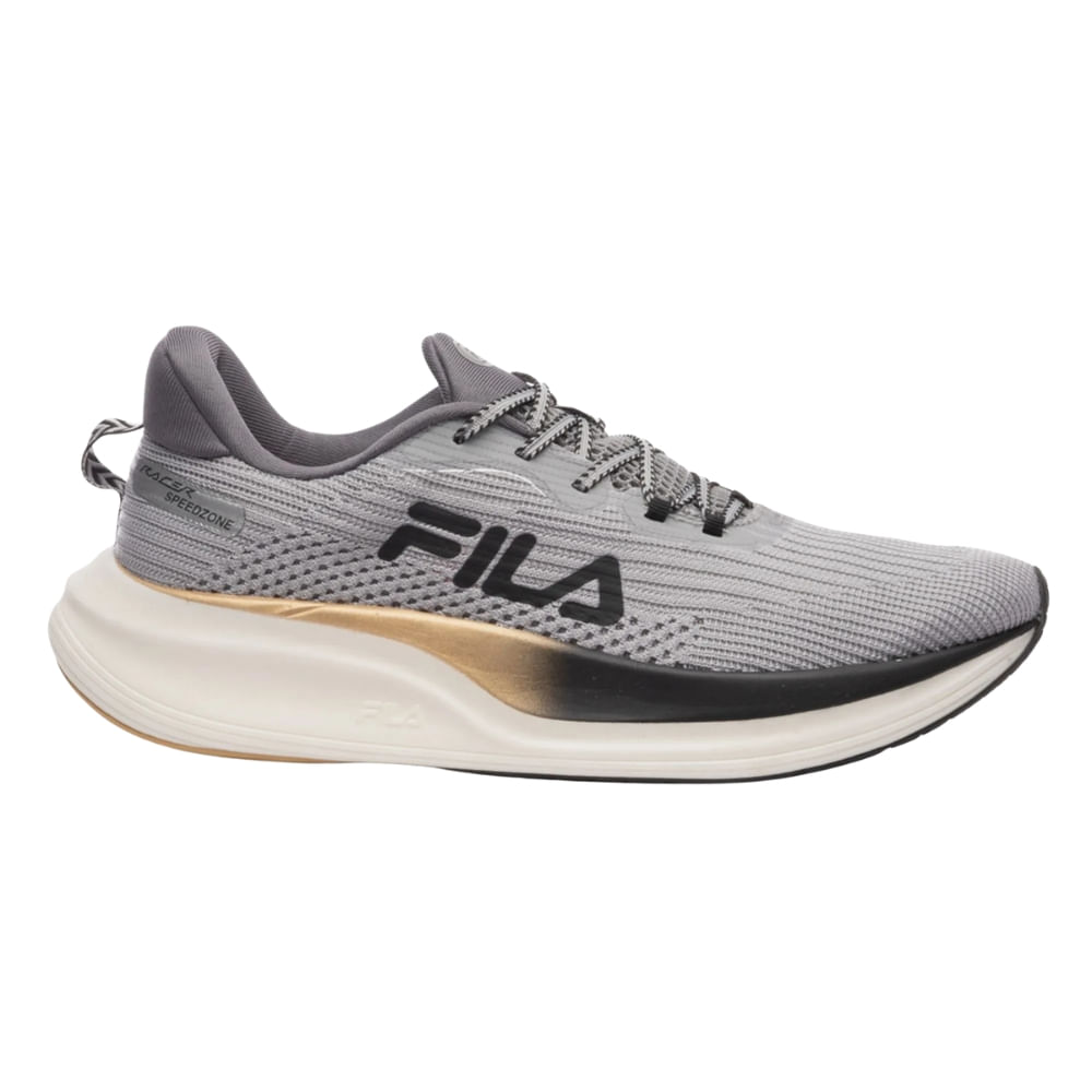 Tênis Fila Racer Speedzone Cinza Dourado-masculino