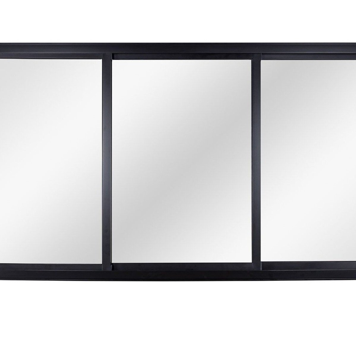 Janela Correr 3 Folhas Móveis Sem Grade Com Vidro Liso 120 X 120cm Topsul Esquadrisul Preto