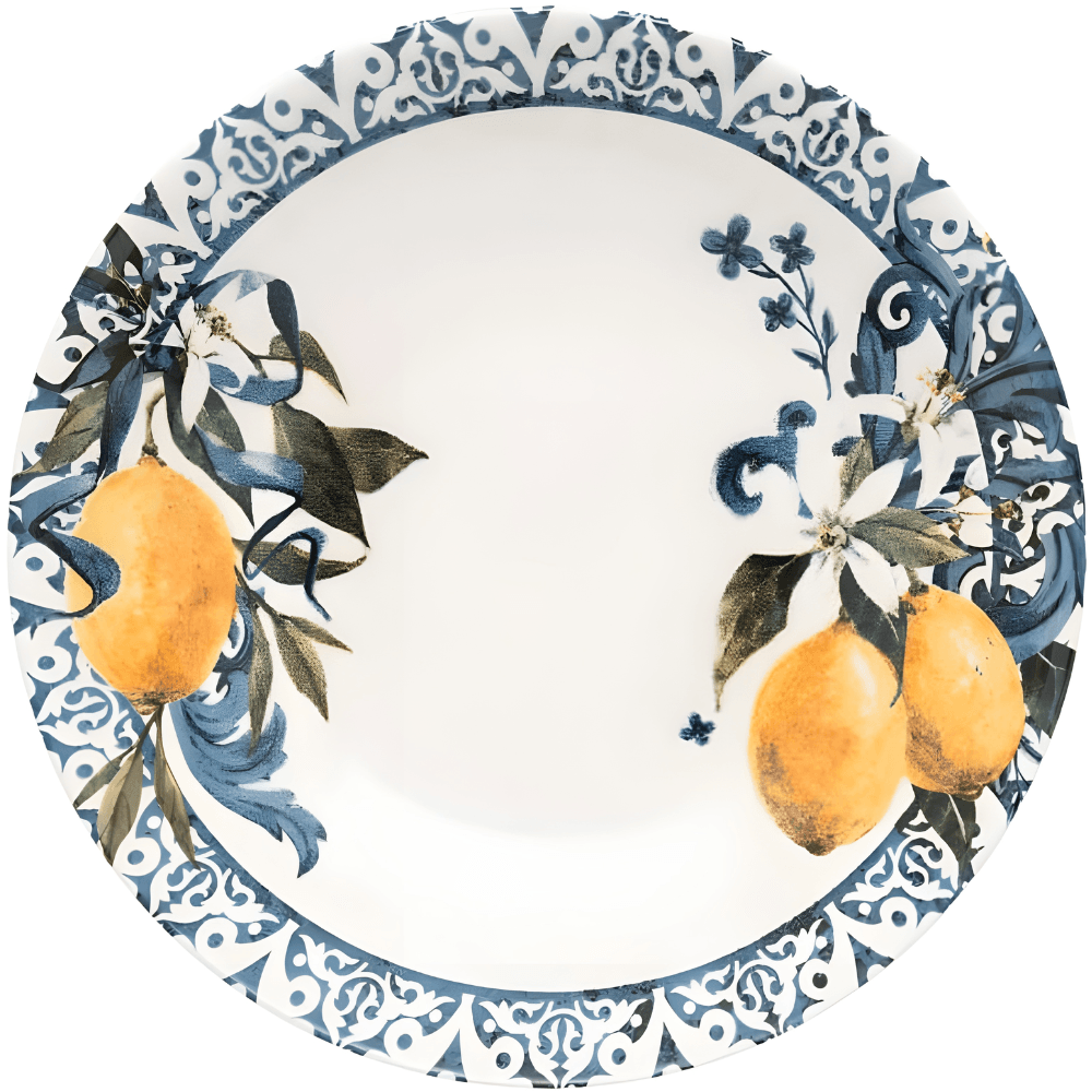 Prato Fundo Em Cerâmica 20,5cm - Siciliano Oxford Porcelana