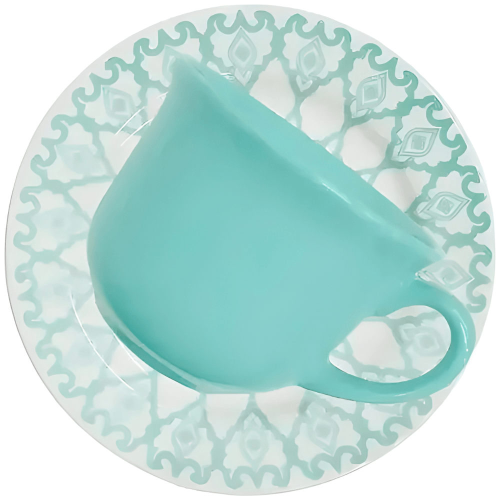 Xícara De Chá Com Pires Mandala 200ml Biona