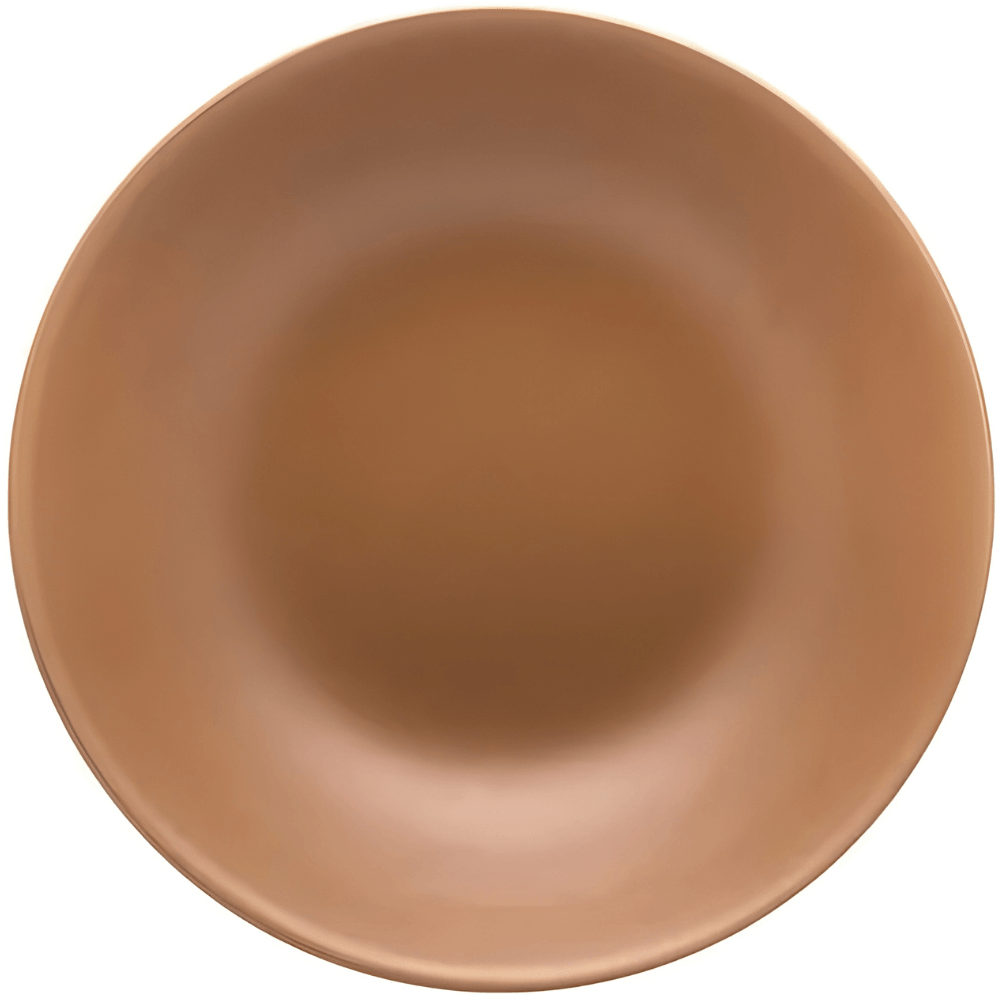 Prato Fundo Em Porcelana 20,5cm - Avelã Oxford Porcelana