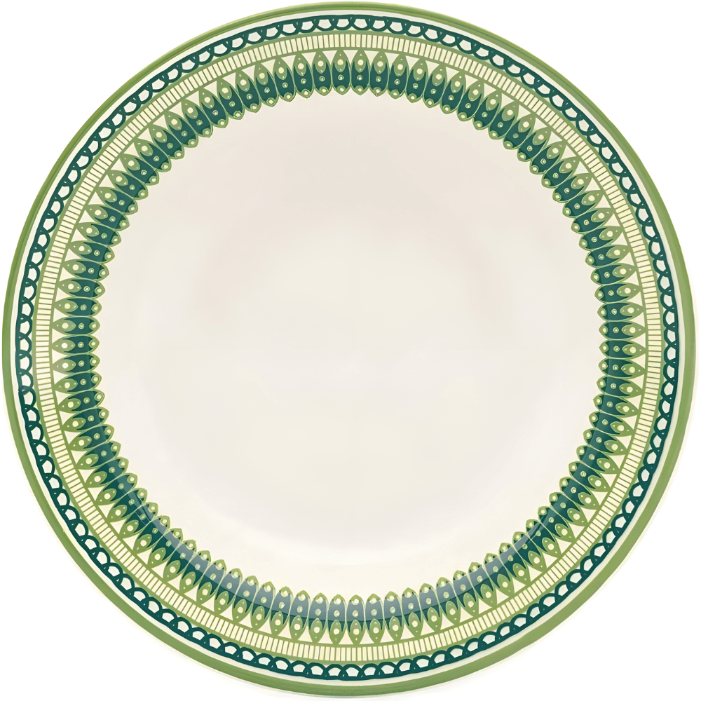 Prato De Sobremesa Em Cerâmica 18cm - Campestre Biona