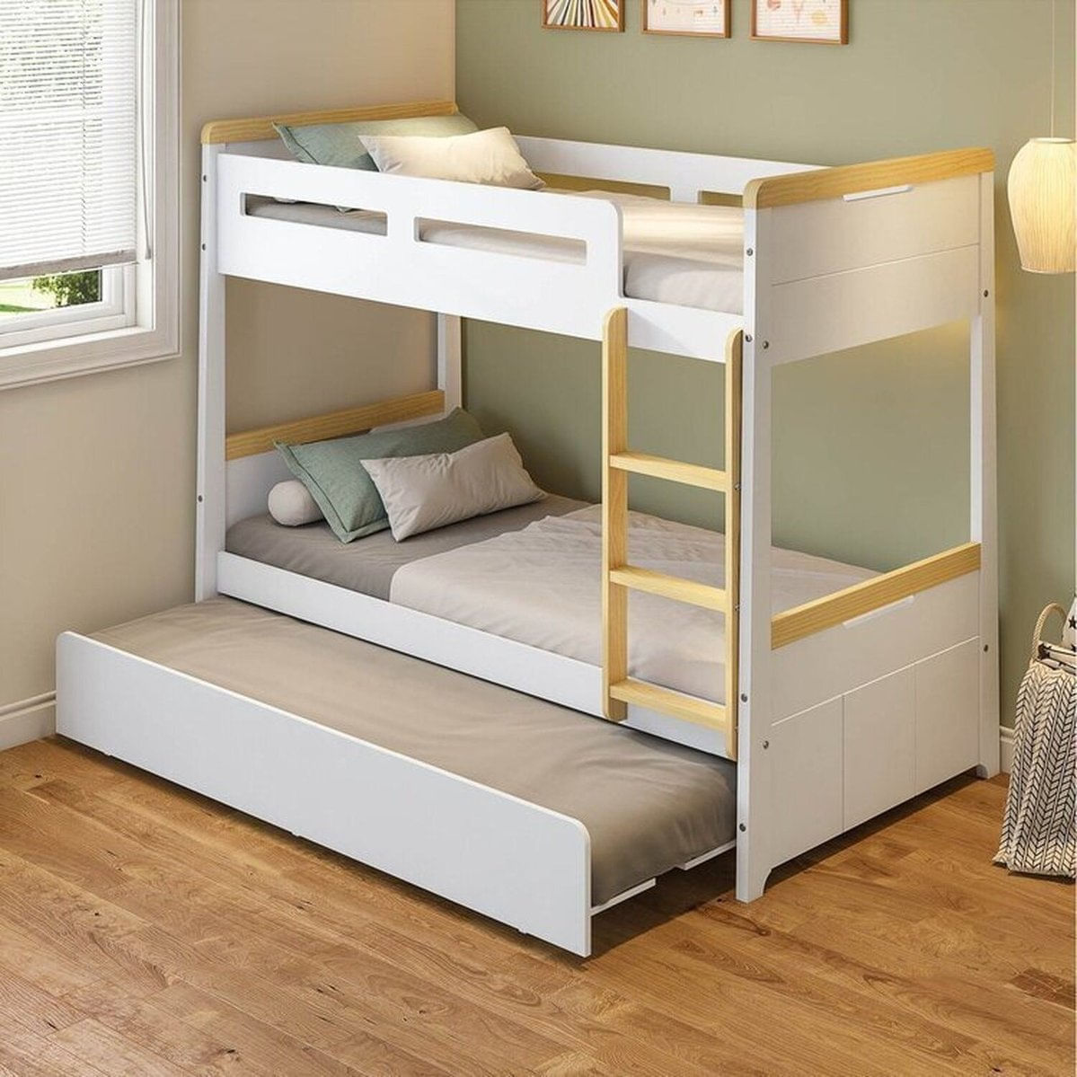 Treliche Com Led Na Lateral Petit Casatema Madeiraoriginals Branco/mel