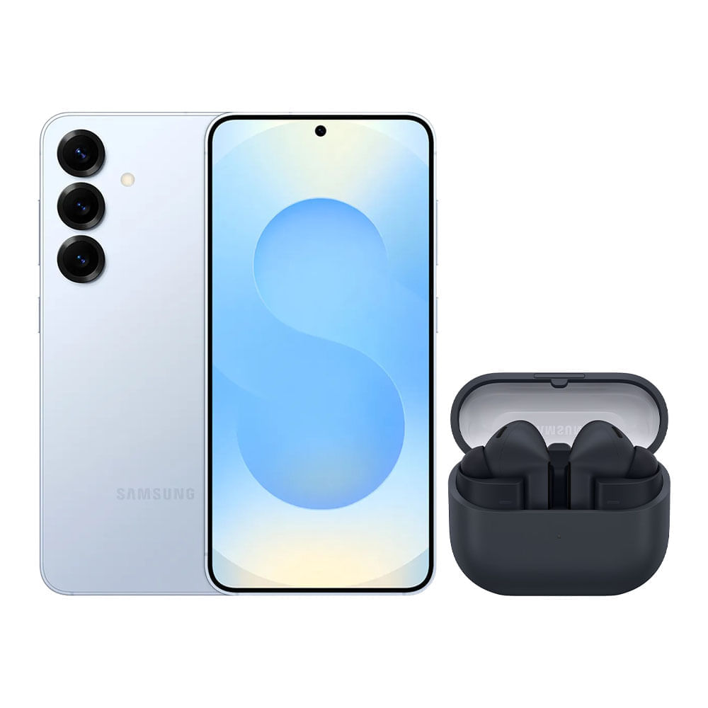 S25 (256gb) - Azul + Buds3 Fe - Preto Combo