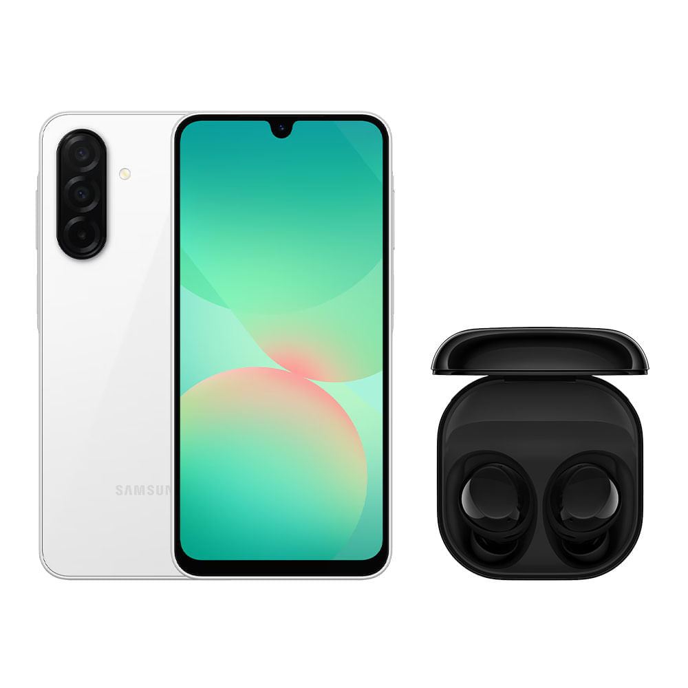 A26 5g (256gb) - Branco + Buds Core - Preto Combo