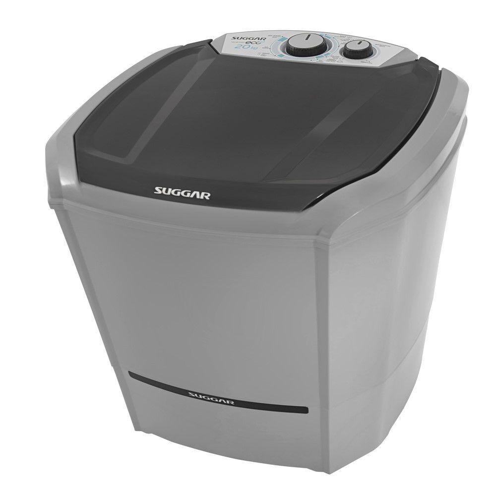 Lavadora de Roupa 20 Kg Prata Lavamax Eco Suggar - 220v - Le2022pr