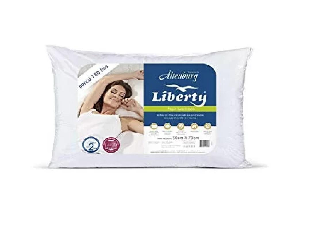 Travesseiro Liberty Percal 180 Fios 50cm X 70cm Altenburg