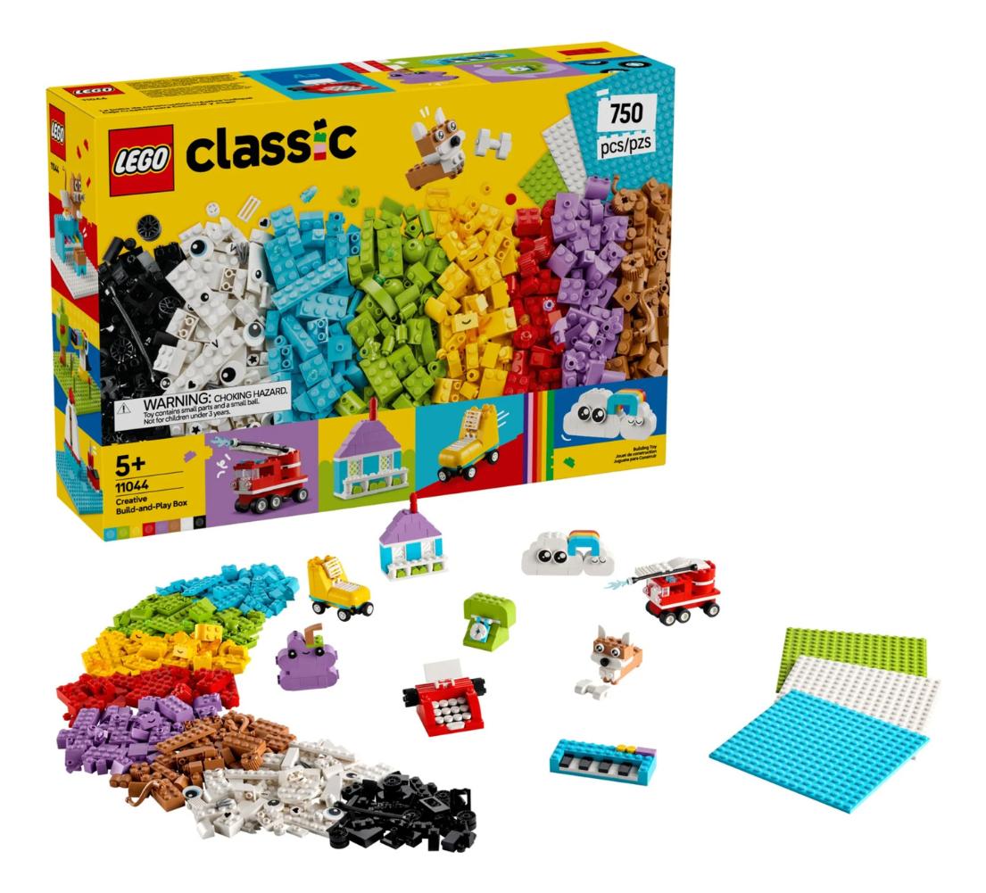 Classic Caixa Criativa Para Construir E Brincar Lego 11044 - Carrefour
