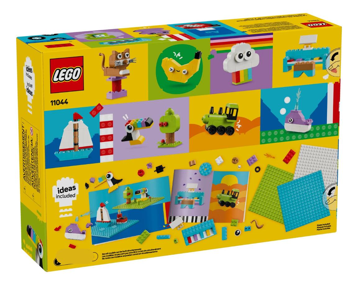 Classic Caixa Criativa Para Construir E Brincar Lego 11044 - Carrefour