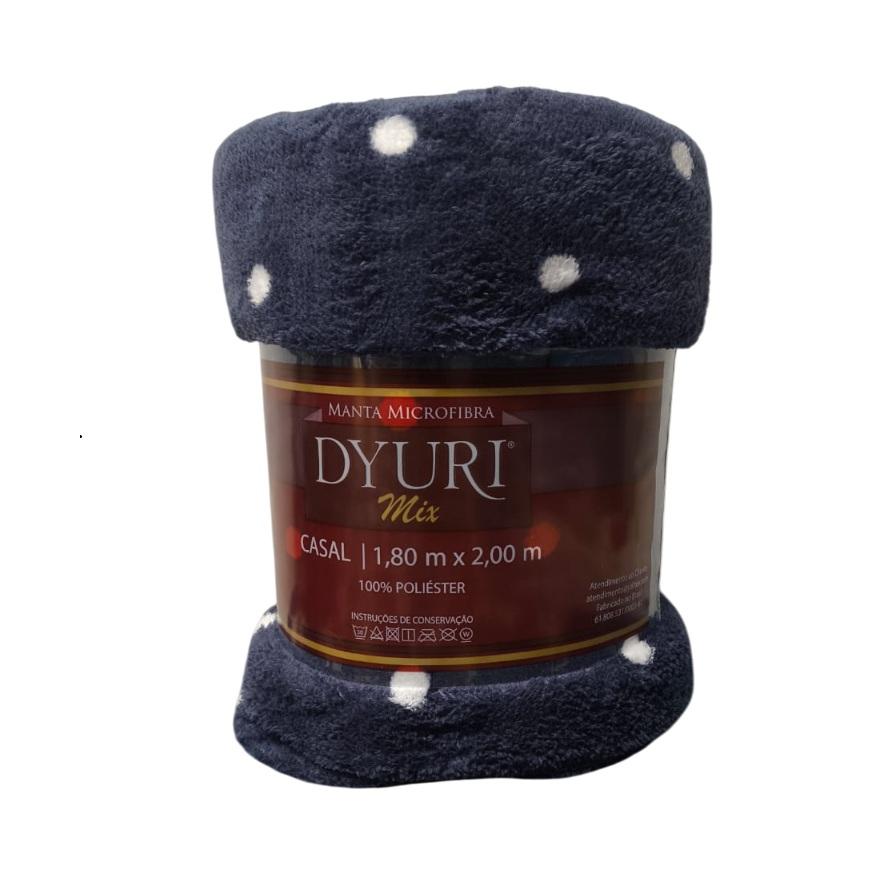 Manta Microfibra Casal 180x200cm Dyuri Poá Jolitex