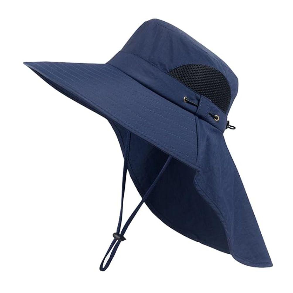 Chapéu Boné Pescador Australiano Respirável Ajustável Upf50+ Pesca Trilha Camping