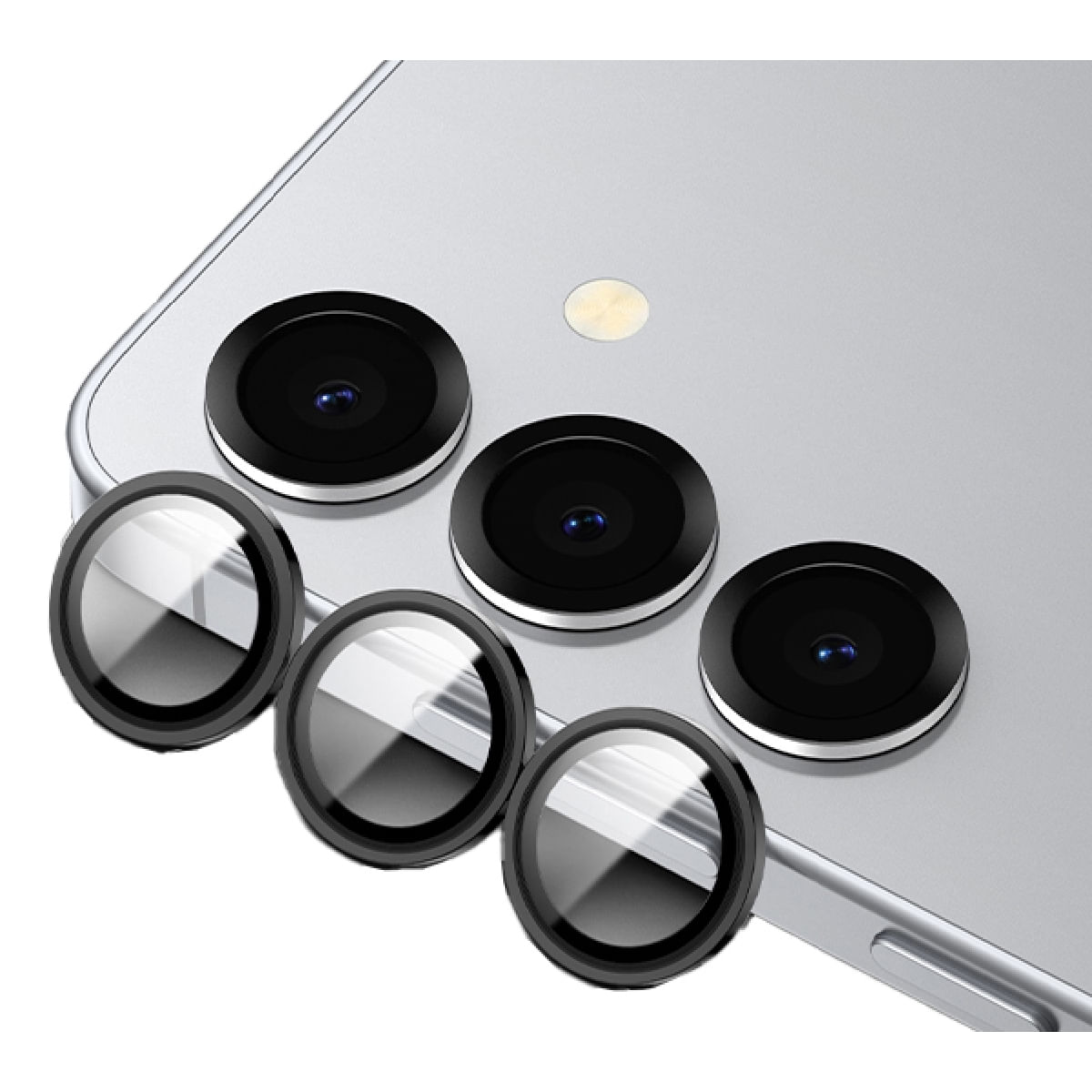 Kit Película Lente Câmera Compatível Com Samsung Galaxy A05 A06 A05s A25 A14 A15 A34 A54 A16 A35 A55