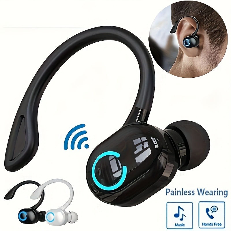 Fones De Ouvido Sem Fio Tws, Fone De Ouvido Intra-auricular Com Display Led E Cancelamento De Ruído