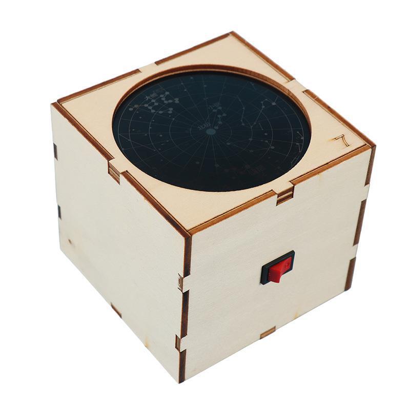 Kit Científico Wooden Star Projector Diy Constellation Kids