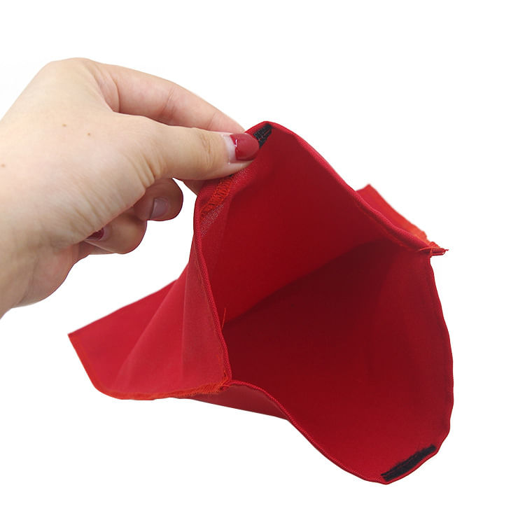 Suporte De Tecido Vermelho Magic Bag Trick Wish Para Aparência De Seda