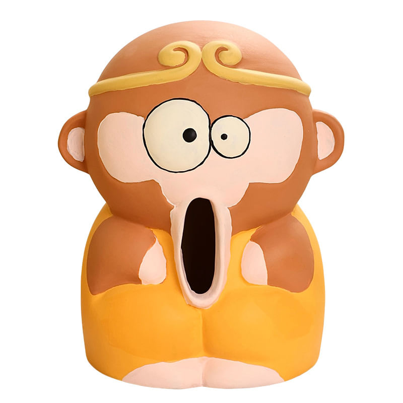 Capa De Lenços De Cerâmica Creative Monkey King Cartoon Anima