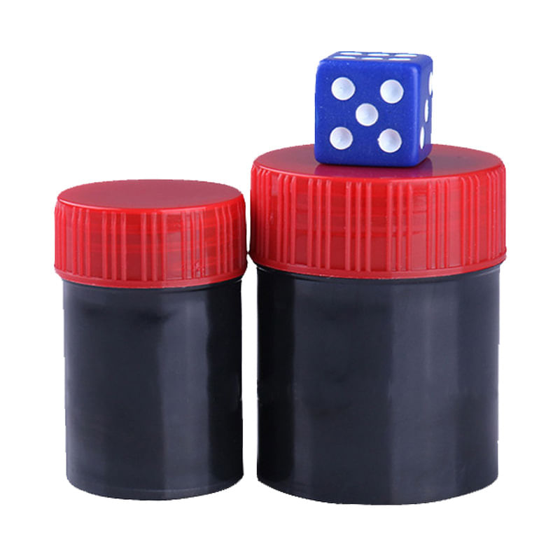Magic Trick Double Tube Dice Listening Com Suporte De Pvc