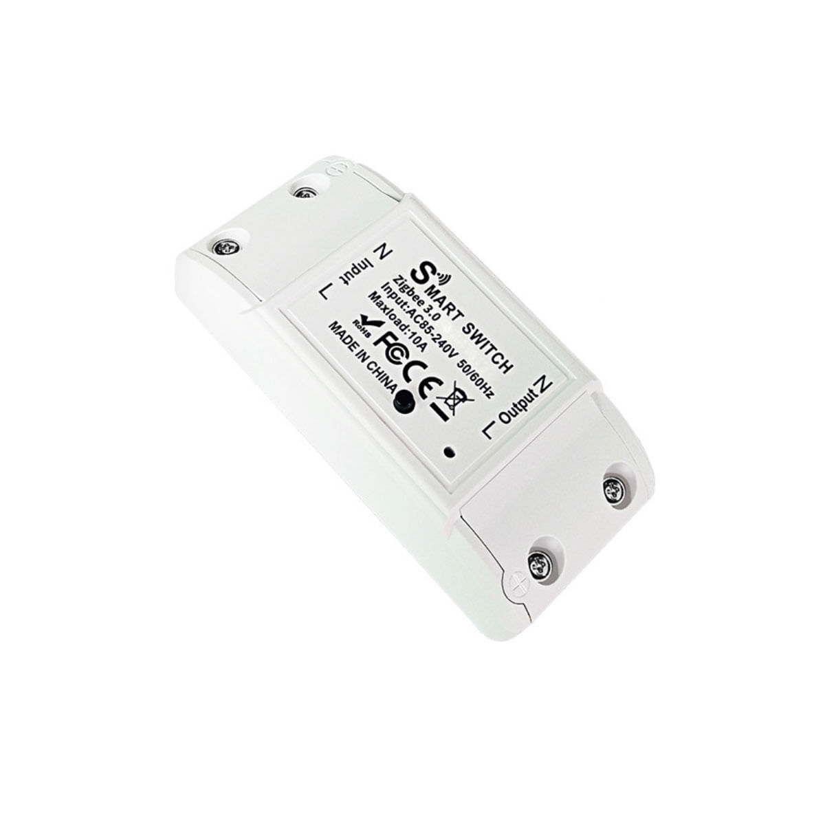 Smart Switch Tuya Zigbee De Controle De Voz E Aplicativos Branco