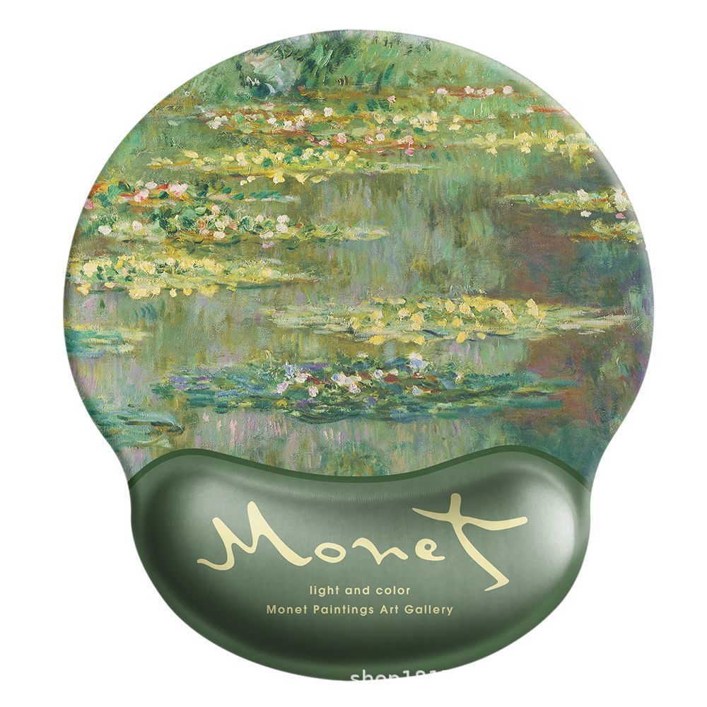 Mouse Pad Com Suporte De Pulso Memory Foam 23x25cm