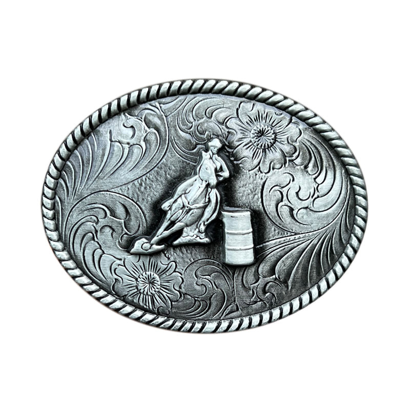 Belt Buckle Barrel Racing Western Cowboy Style Para Homens