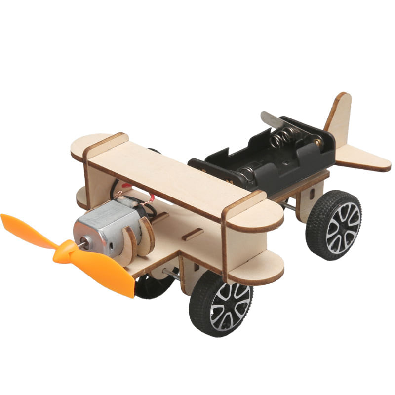 Kit De Experimentos Científicos Mini Avião Elétrico Car Kids