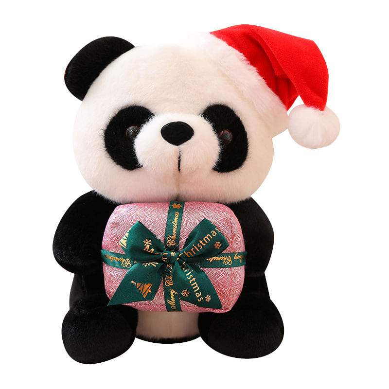 Brinquedo De Pelúcia Macio, Boneca Panda, Design De Natal, 25 Cm