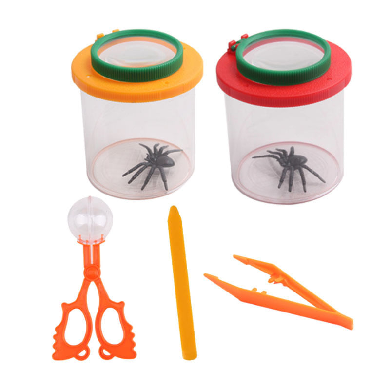 Kit Bug Catcher Para Crianças Com Potes Bug Viewer, 5 Unidades