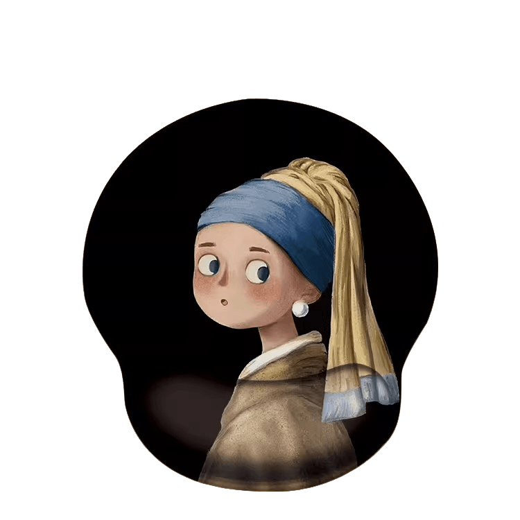 Mouse Pad Com Suporte De Pulso Memory Foam 25x22cm