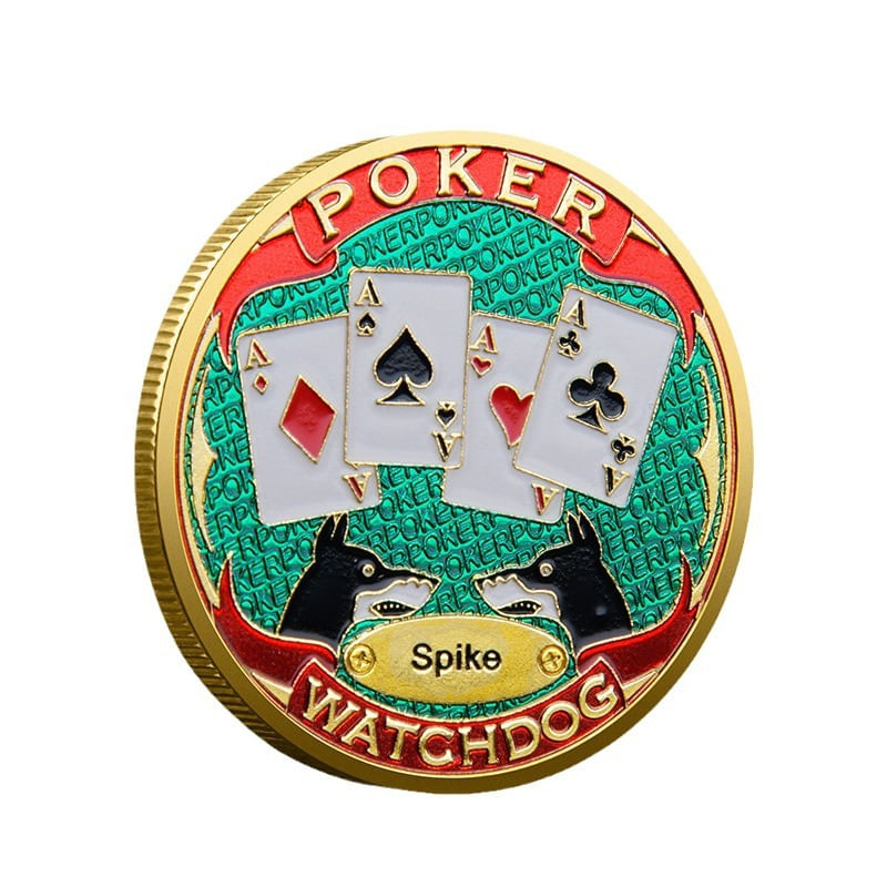 Moeda Comemorativa De Poker Watchdog 2024 Casino Style Iron C