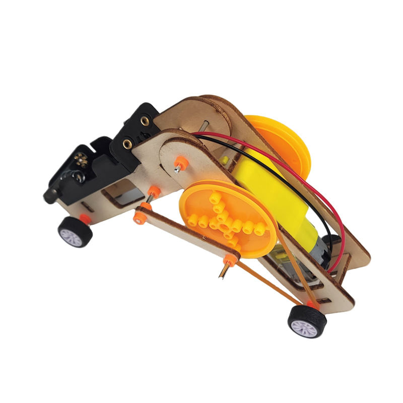 Kit De Experimentos Científicos Diy Crawling Robot De Madeira Para Crianças
