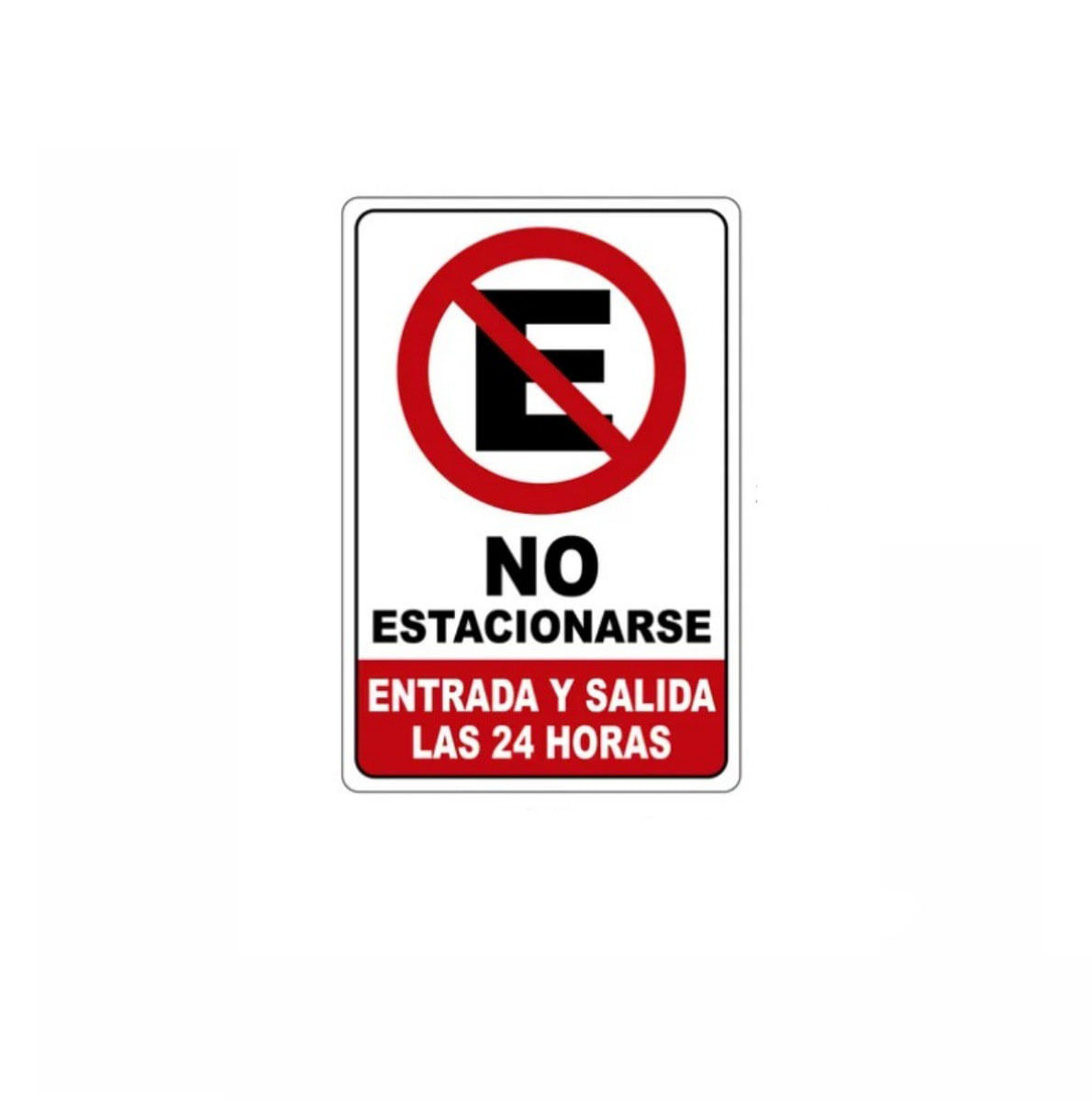 Adesivo De Vinil Autoadesivo No Parking Sign 20x28cm