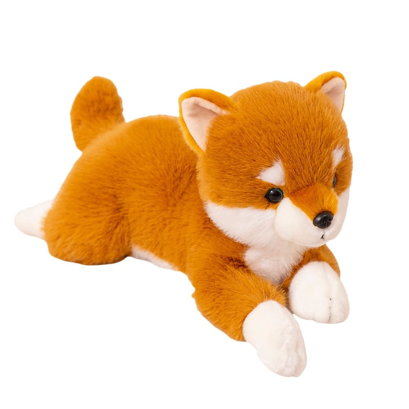 Desenho De Cachorro De Pelúcia Shiba Inu 35 Cm Para Crianças