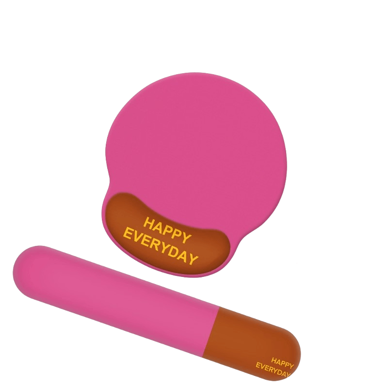 Conjunto Ergonômico De Descanso De Pulso Para Mouse E Teclado Genérico