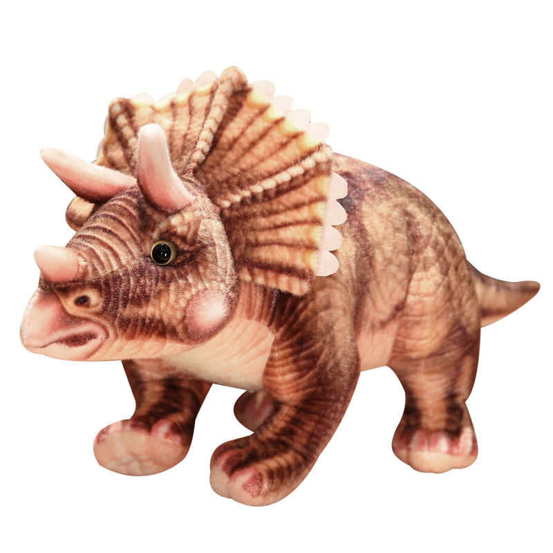 Brinquedo De Pelúcia Dinosaur Doll Triceratops 38 Cm Soft Cartoon