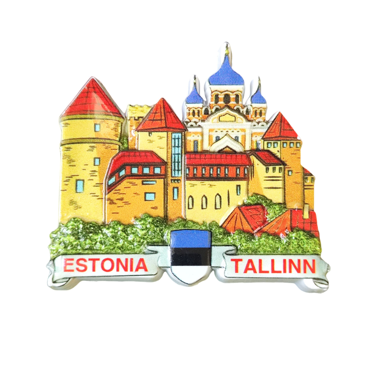 Resina Decorativa 3d Tallinn Castle Magnet 7.6x7cm