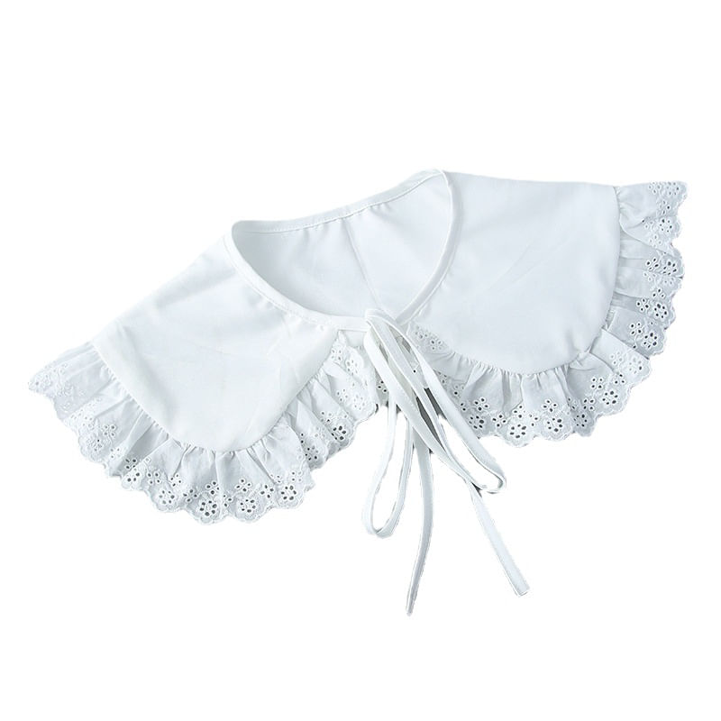 Gola Falsa, Gola Removível, Renda Com Babados Para Mulheres E Meninas