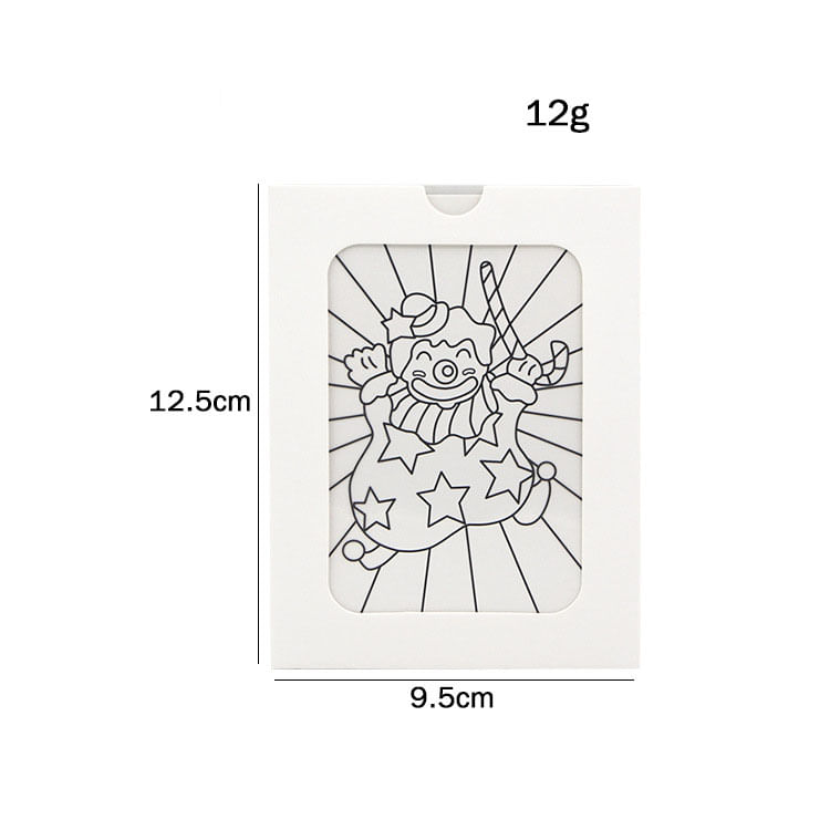 Palhaço De Cartão De Previsão Que Muda De Cor, Tamanho Médio