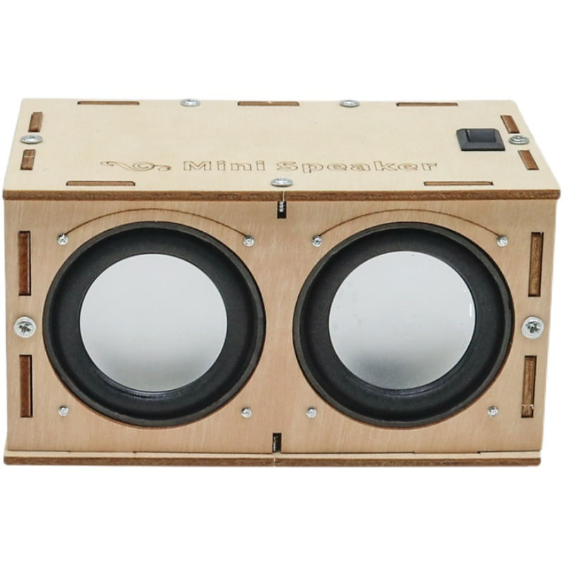 Kit Científico De Alto-falantes Bluetooth Diy De Madeira Para Crianças De 8 Anos Ou Mais